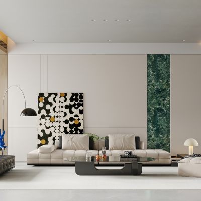 现代简约客餐厅