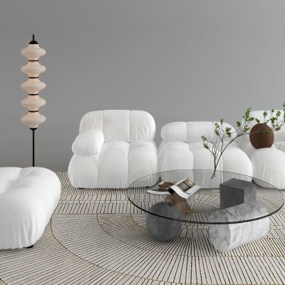 现代沙发茶几组合