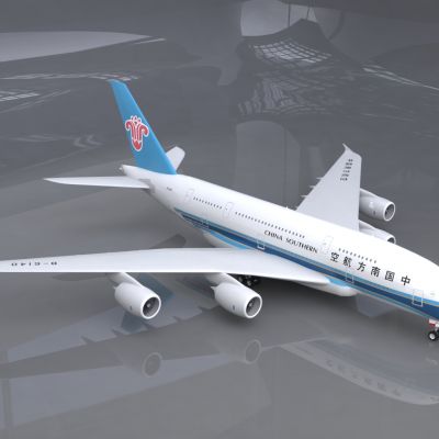 中国南方航空公司空客A380客机飞机