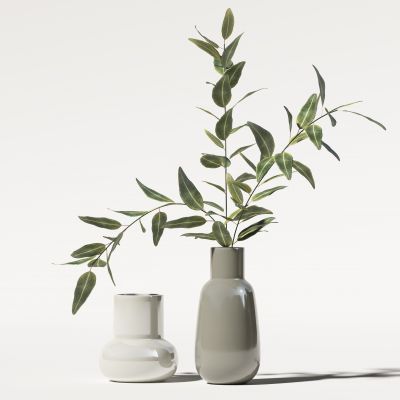 现代花瓶花艺组合