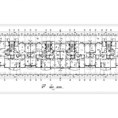 多层小区住宅楼建筑施工图