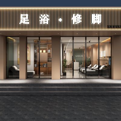足疗店，足浴按摩店门头