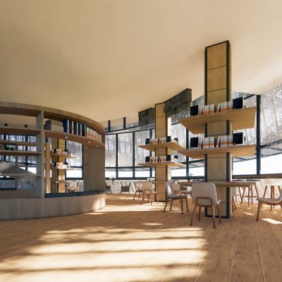 图书馆内部 书店内部