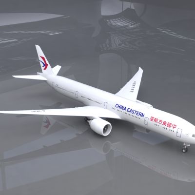 中国东方航空公司波音777客机飞机简配版
