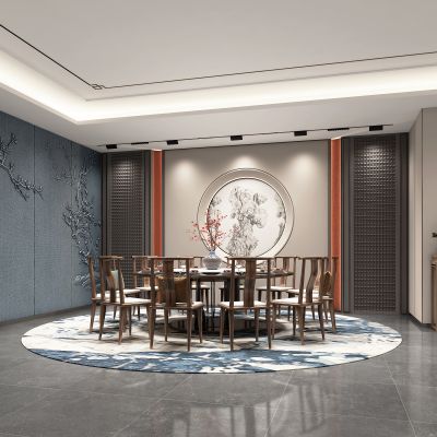 新中式餐厅包房