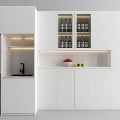 现代洗衣柜 酒柜