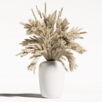 现代侘寂花瓶花艺组合