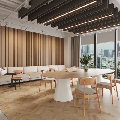 现代办公室休闲区