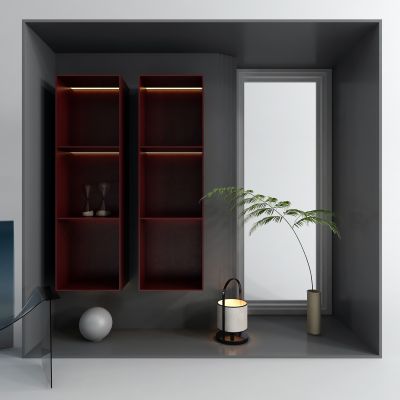 现代景观 透明椅