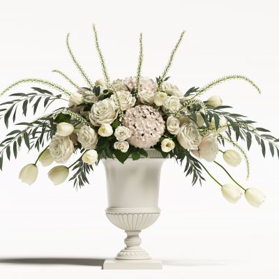 现代花瓶花艺组合