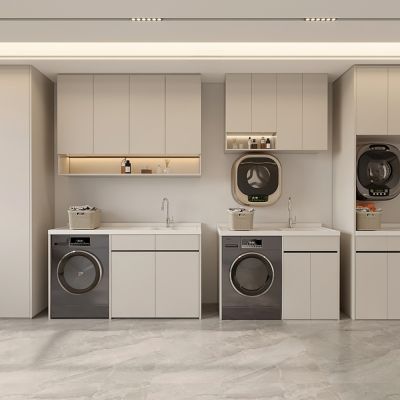 阳台柜 洗衣机柜