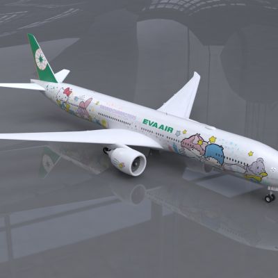 长荣航空波音777飞机简配版