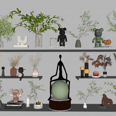 花瓶花艺 水生植物 插花 玻璃花瓶 花瓶摆件 绿植花卉 