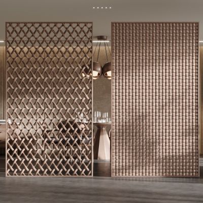 新中式隔断 屏风隔断