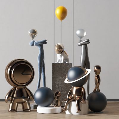 现代室内雕塑摆件