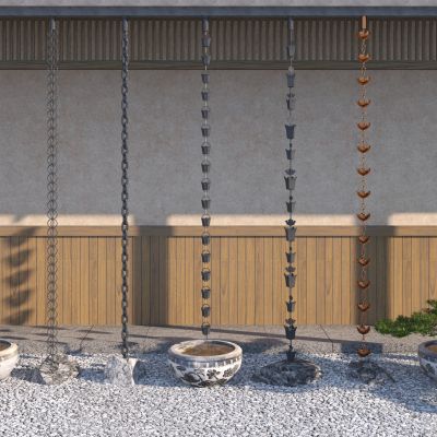 现代雨链3D模型