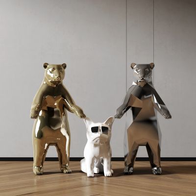 现代室内雕塑摆件