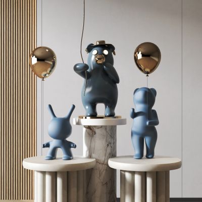现代室内雕塑摆件