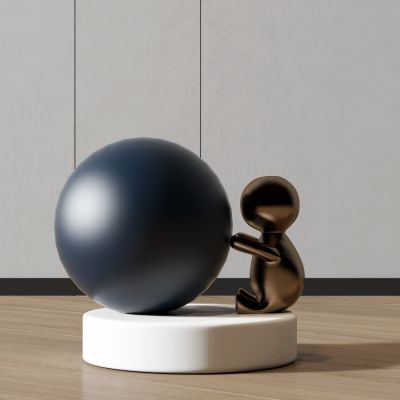 现代室内雕塑摆件