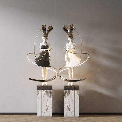 现代室内雕塑摆件