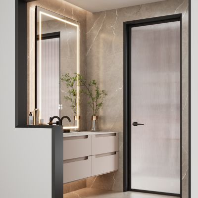 现代卫生间干区