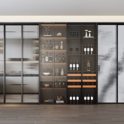 现代餐边柜酒柜