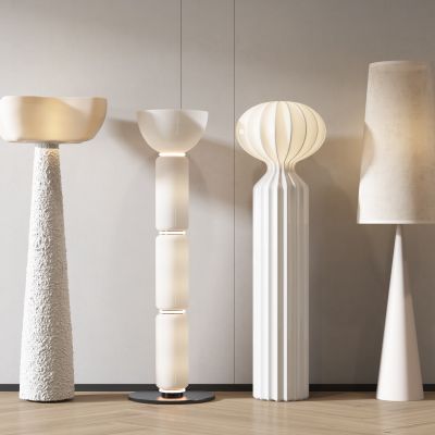 现代奶油风落地灯组合
