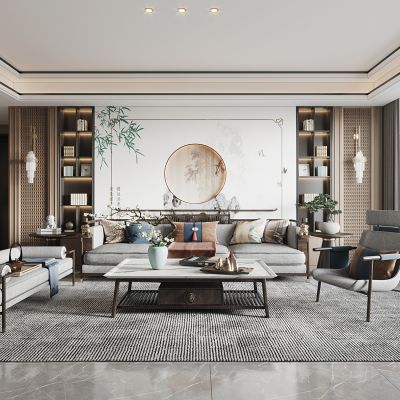 新中式客厅