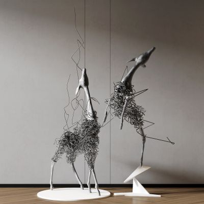 现代室内雕塑摆件