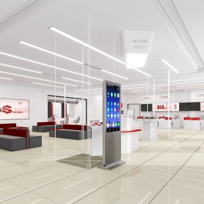 现代工商银行大厅