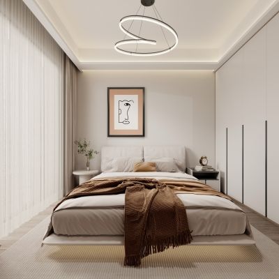 现代卧室，卧室，主卧