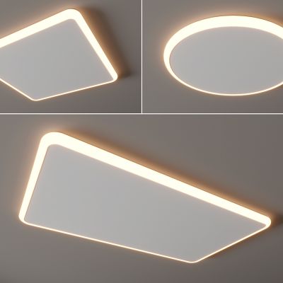 现代吸顶灯 圆形吸顶灯 方形吸顶灯 卧室 客厅 儿童房 简约吸顶灯