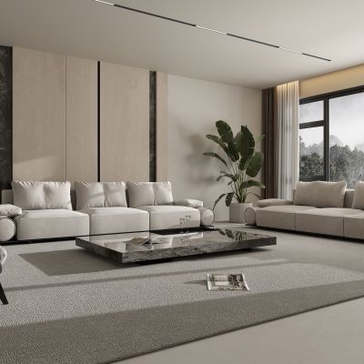 现代客厅沙发组合