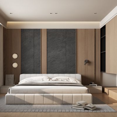 侘寂中古风卧室