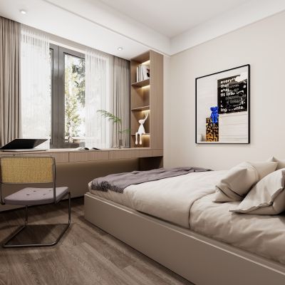 现代榻榻米，榻榻米书房，榻榻米