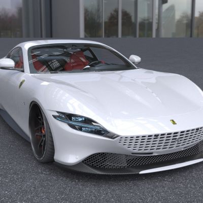 Ferrari法拉利SF90超跑豪华汽车