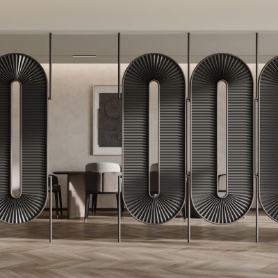 现代屏风隔断
