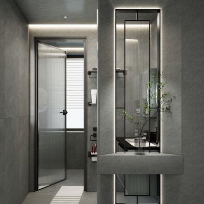 意式监狱风干湿分离卫生间