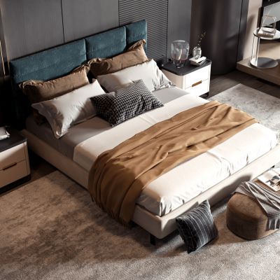 现代风格床