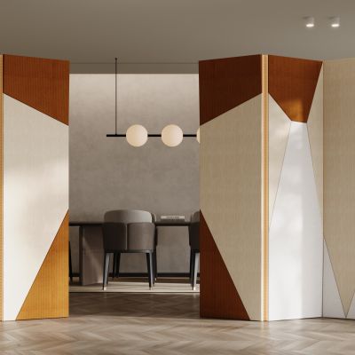 现代屏风隔断
