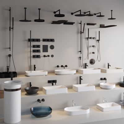 洗漱台盆，卫生间五金组合