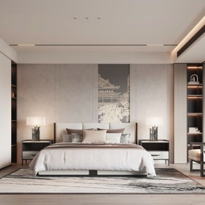 新中式卧室