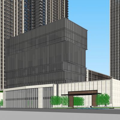 售楼处 展览馆 艺术馆 办公楼建筑 商业建筑 会所建筑 幼儿园建筑
