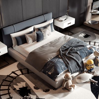现代风格床