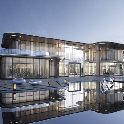 售楼处 展览馆 艺术馆 办公楼建筑 商业建筑 会所建筑 幼儿