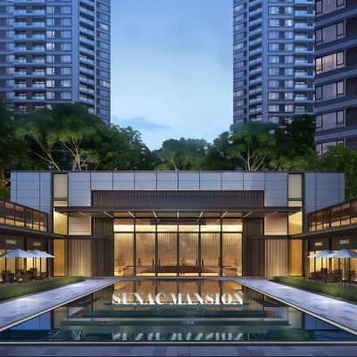 售楼处 展览馆 艺术馆 办公楼建筑 商业建筑 幼儿园建筑