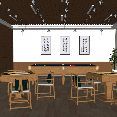 棋牌室 桌球 活动中心