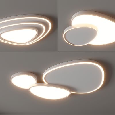 现代吸顶灯 几何形吸顶灯 方形吸顶灯 卧室 客厅 儿童房 简约吸顶灯