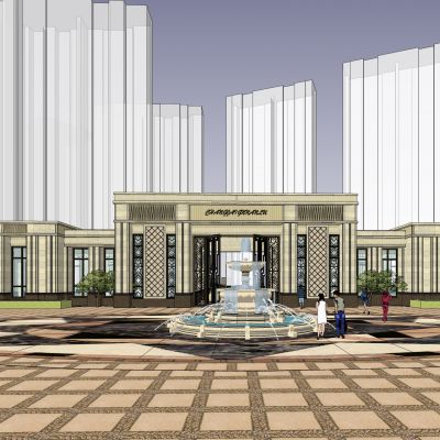 售楼处 展览馆 艺术馆 办公楼建筑 商业建筑  幼儿园建筑