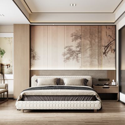 新中式酒店客房